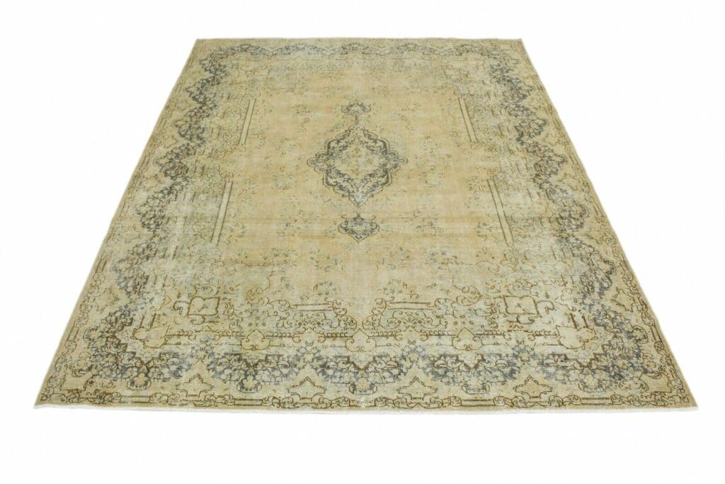 Orientteppich 391 x 309 cm Wolle handgeknüpft