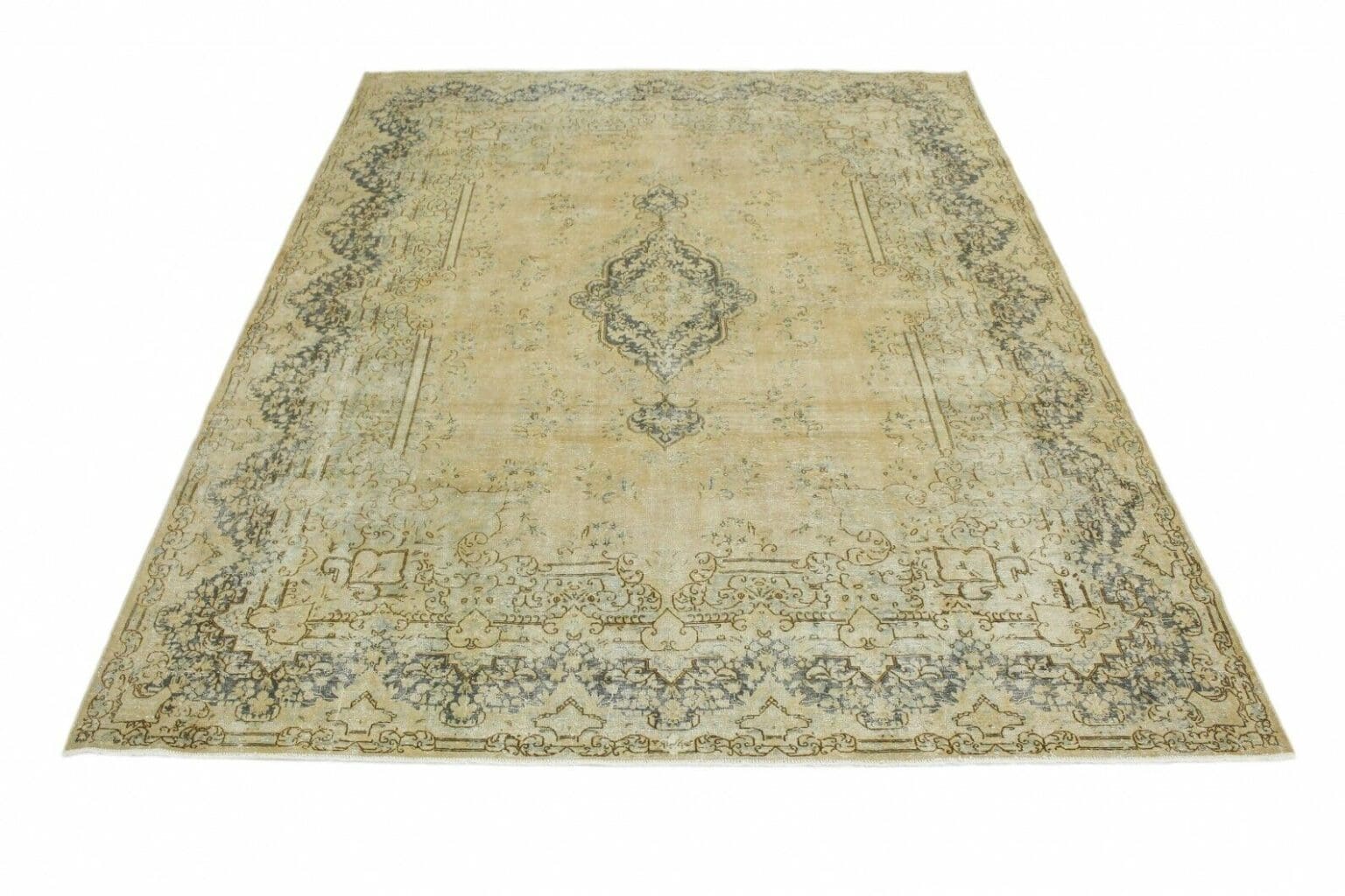 Orientteppich 391 x 309 cm Wolle handgeknüpft