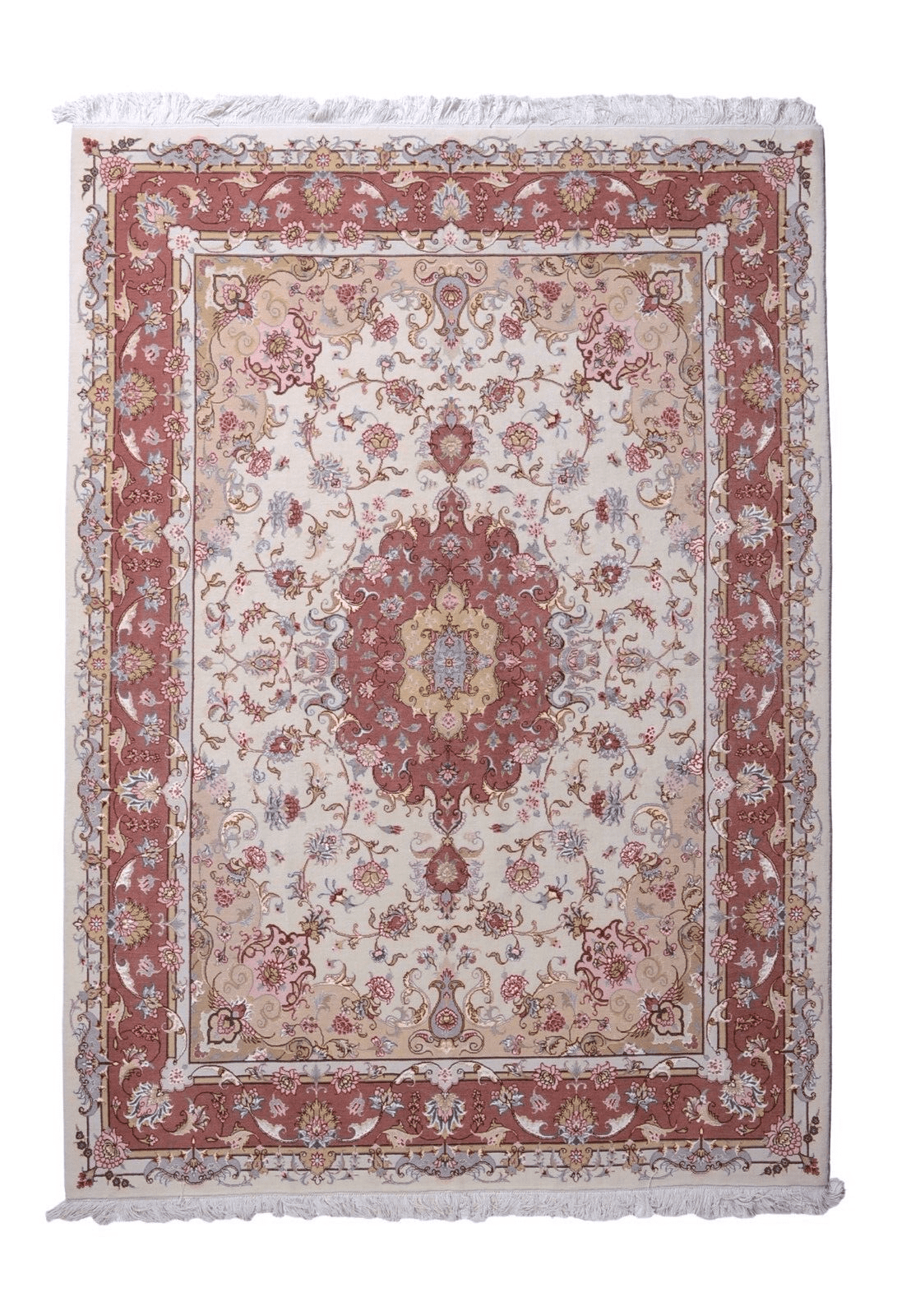 Perserteppich Tabriz 242x170 cm Wolle handgeknüpft