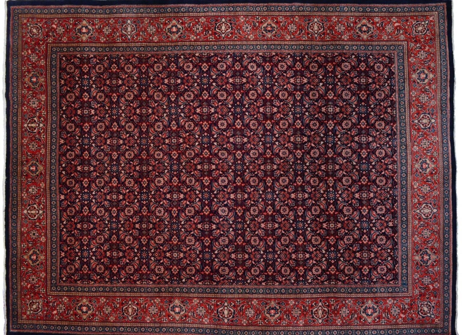 Perserteppich Sarough 402 x 300 cm Wolle handgeknüpft