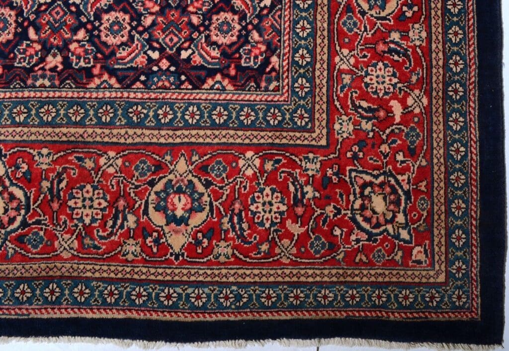 Perserteppich Sarough 402 x 300 cm Wolle handgeknüpft
