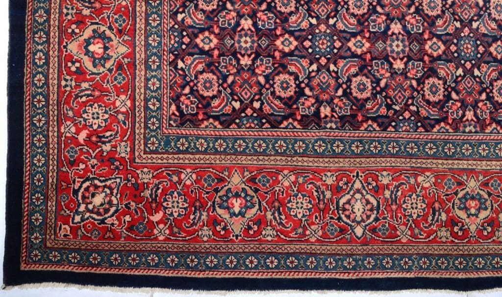 Perserteppich Sarough 402 x 300 cm Wolle handgeknüpft
