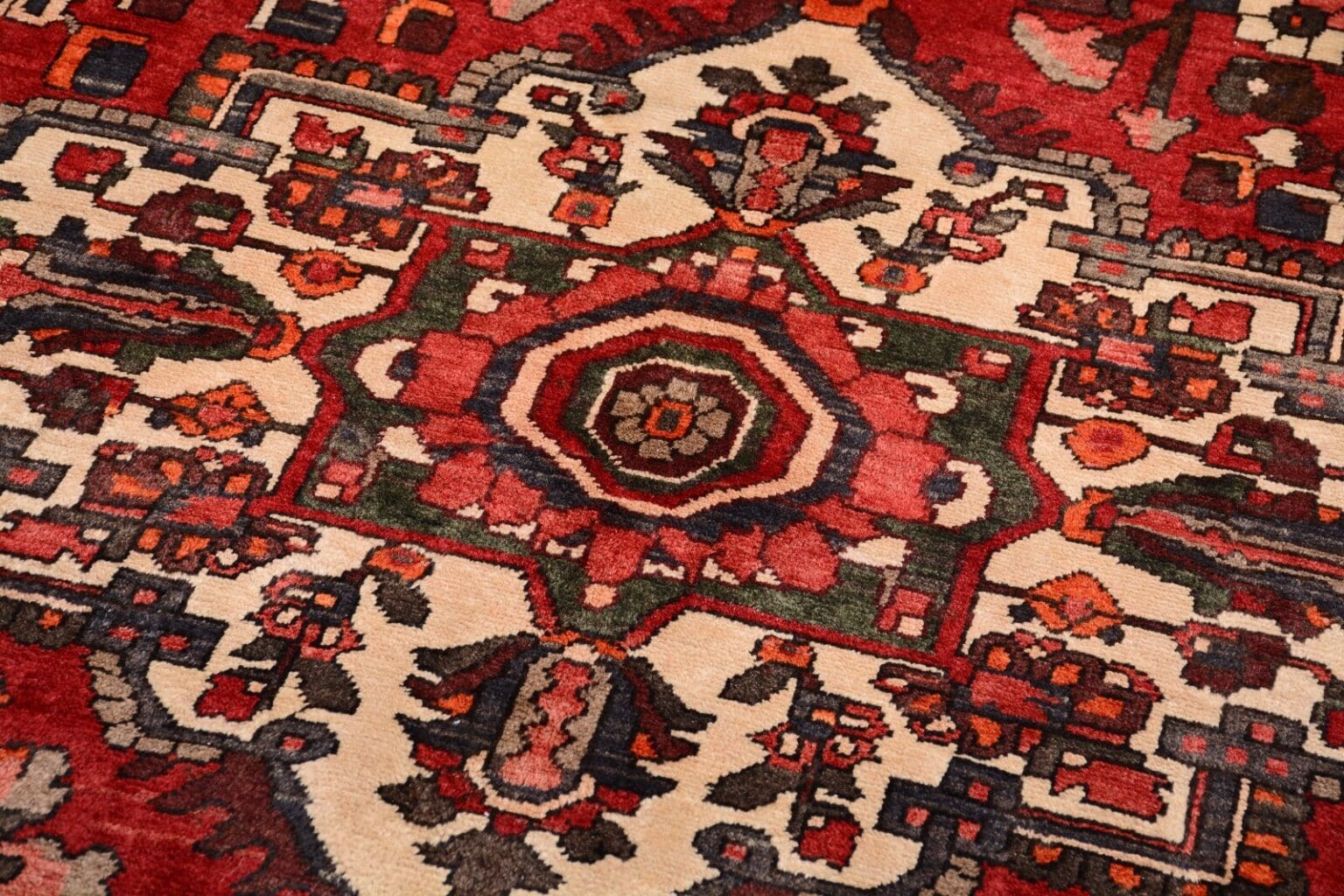 Perserteppich 300 x 213 cm Wolle handgeknüpft