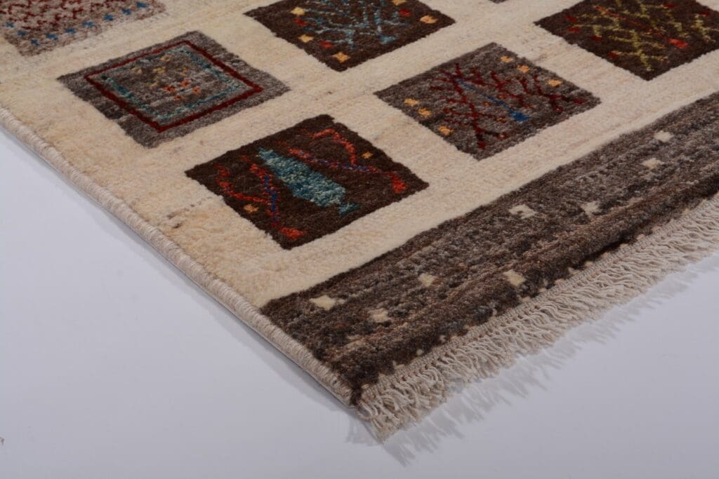 Perserteppich Gabbeh 132x83 cm Wolle handgeknüpft