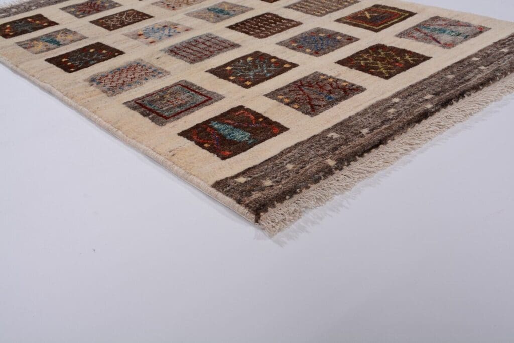 Perserteppich Gabbeh 132x83 cm Wolle handgeknüpft