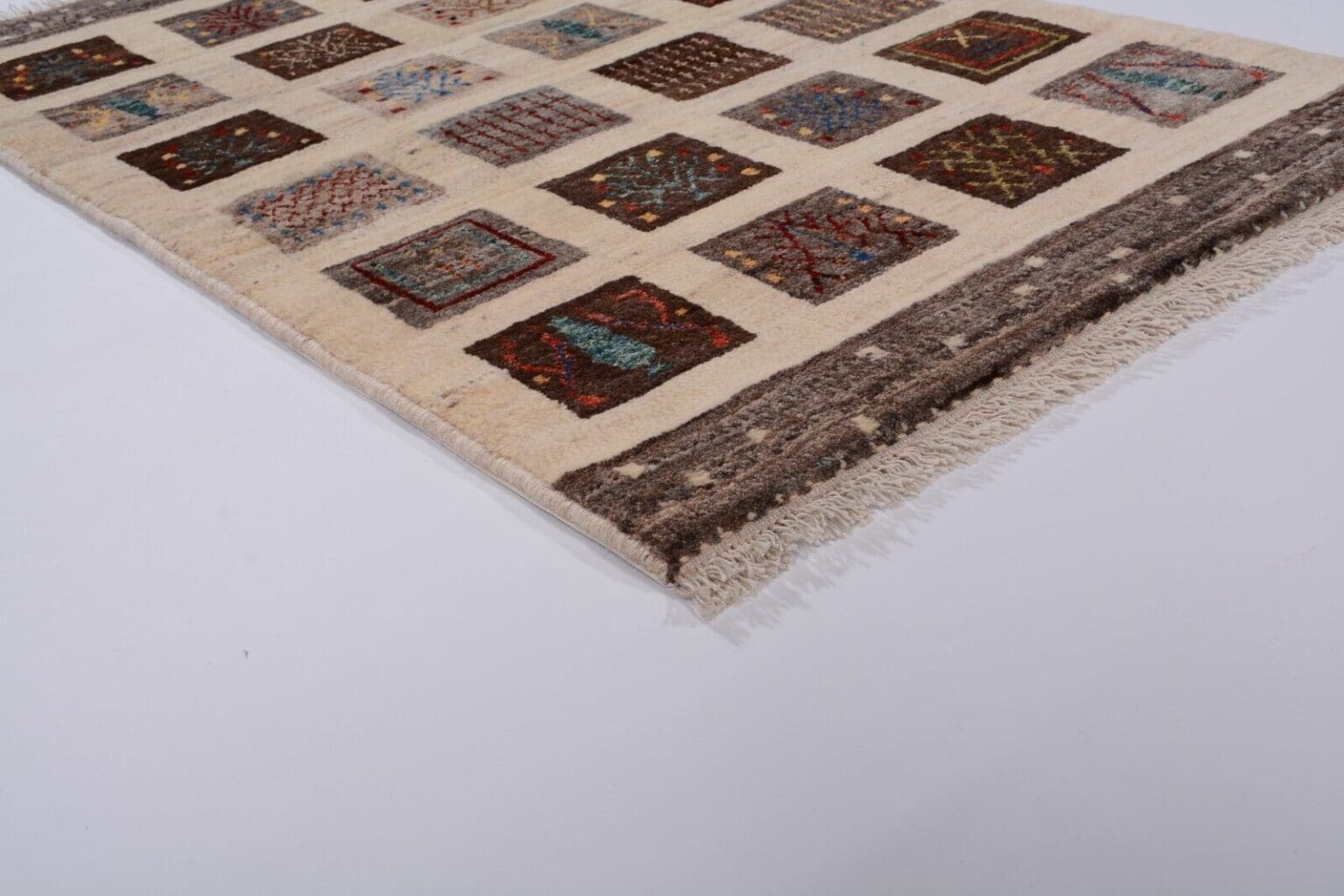 Perserteppich Gabbeh 132x83 cm Wolle handgeknüpft