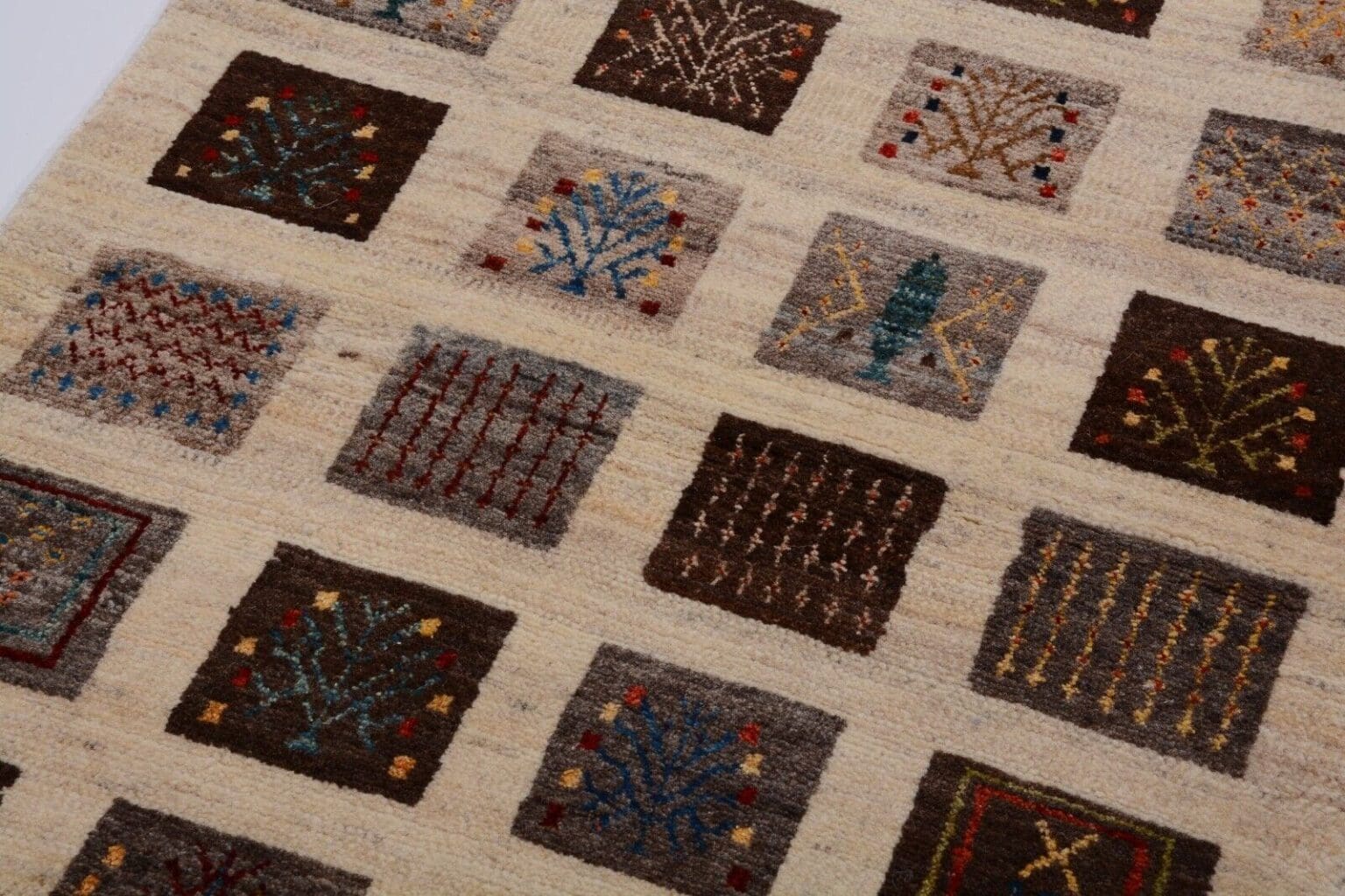 Perserteppich Gabbeh 132x83 cm Wolle handgeknüpft