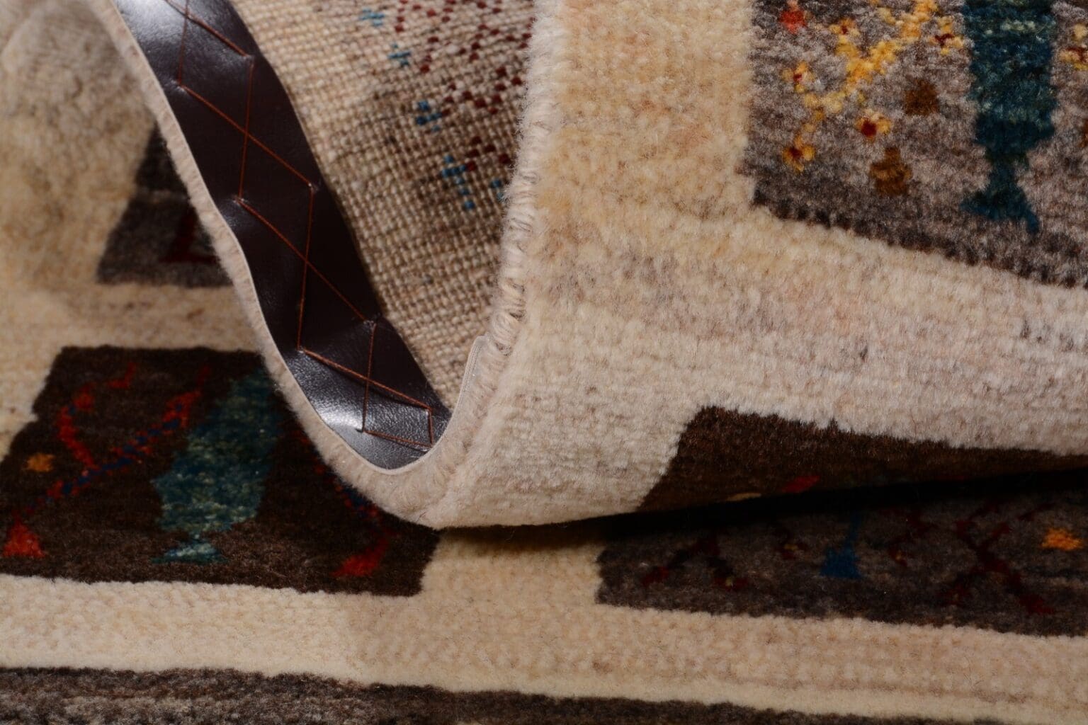 Perserteppich Gabbeh 132x83 cm Wolle handgeknüpft