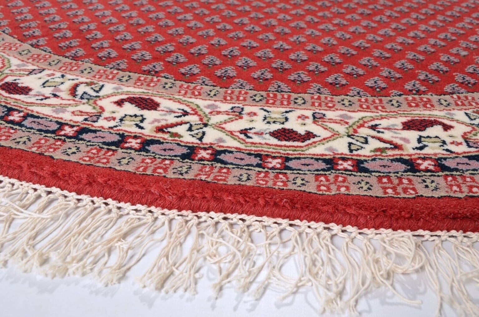 Orientteppich Sarough 100 x 100 cm Wolle handgeknüpft