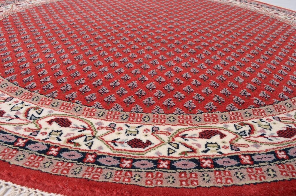 Orientteppich Sarough 100 x 100 cm Wolle handgeknüpft