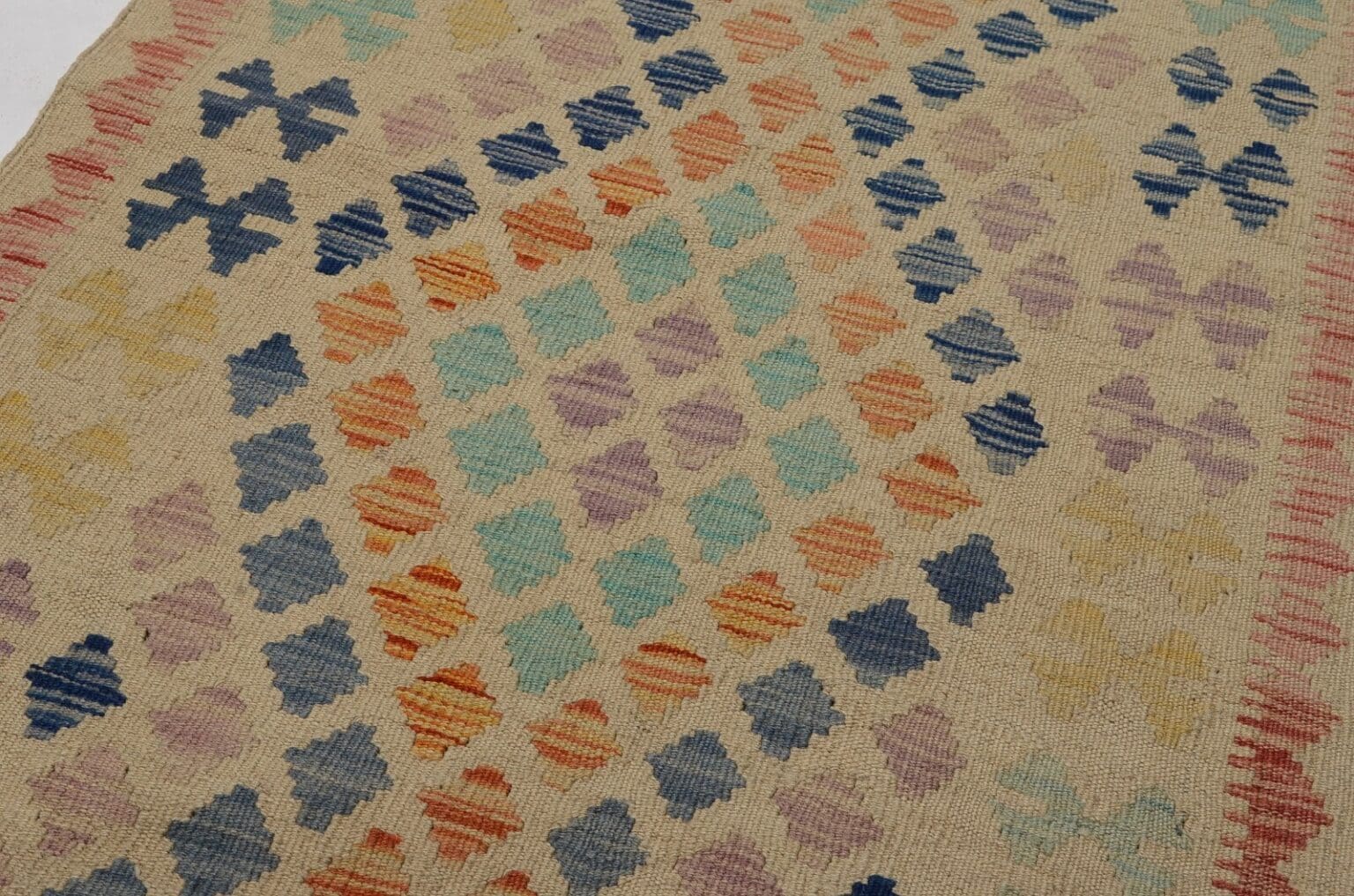 Orientteppich Afghanistan 299 x 76 cm Wolle handgewebt