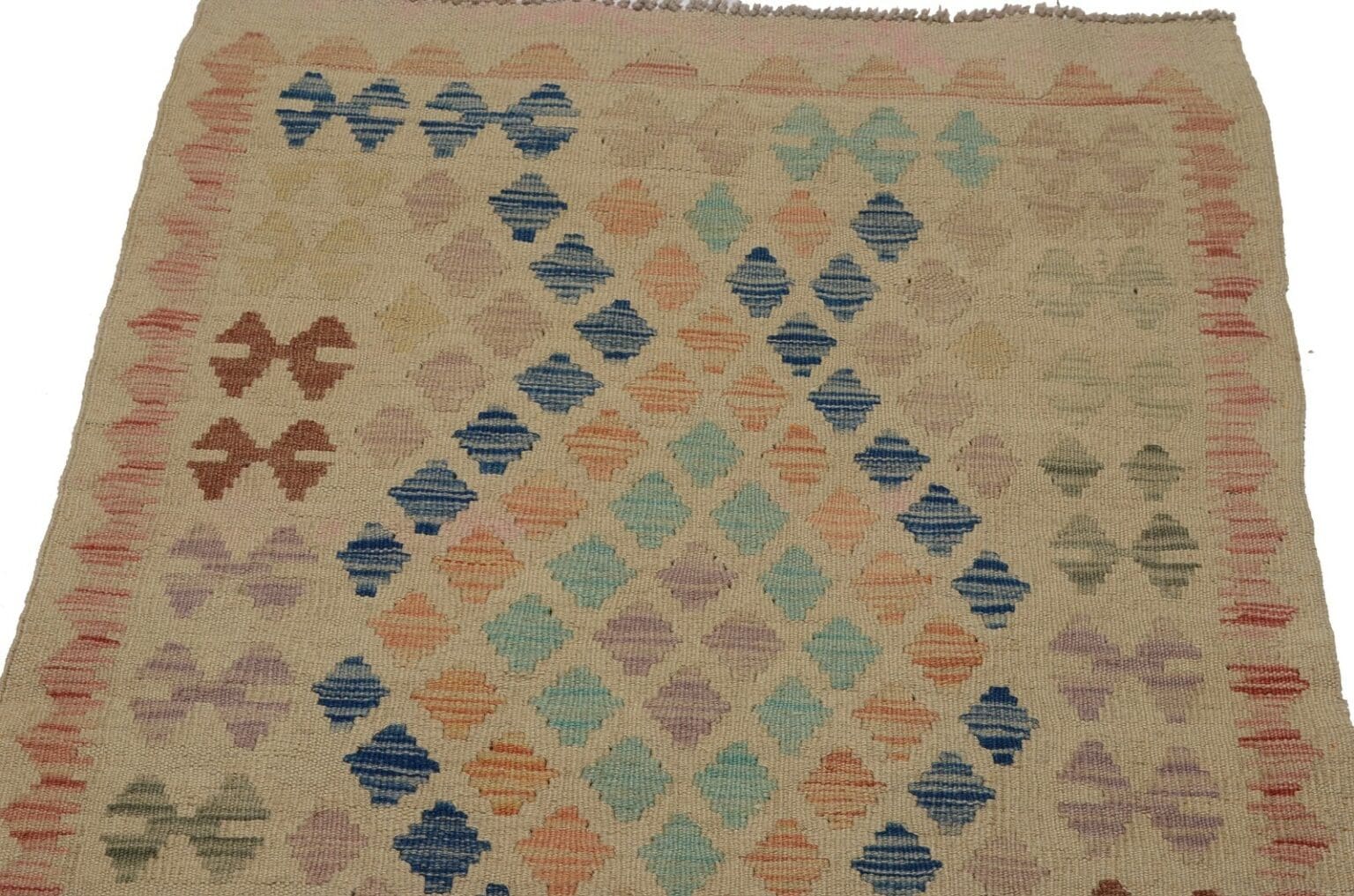 Orientteppich Afghanistan 299 x 76 cm Wolle handgewebt