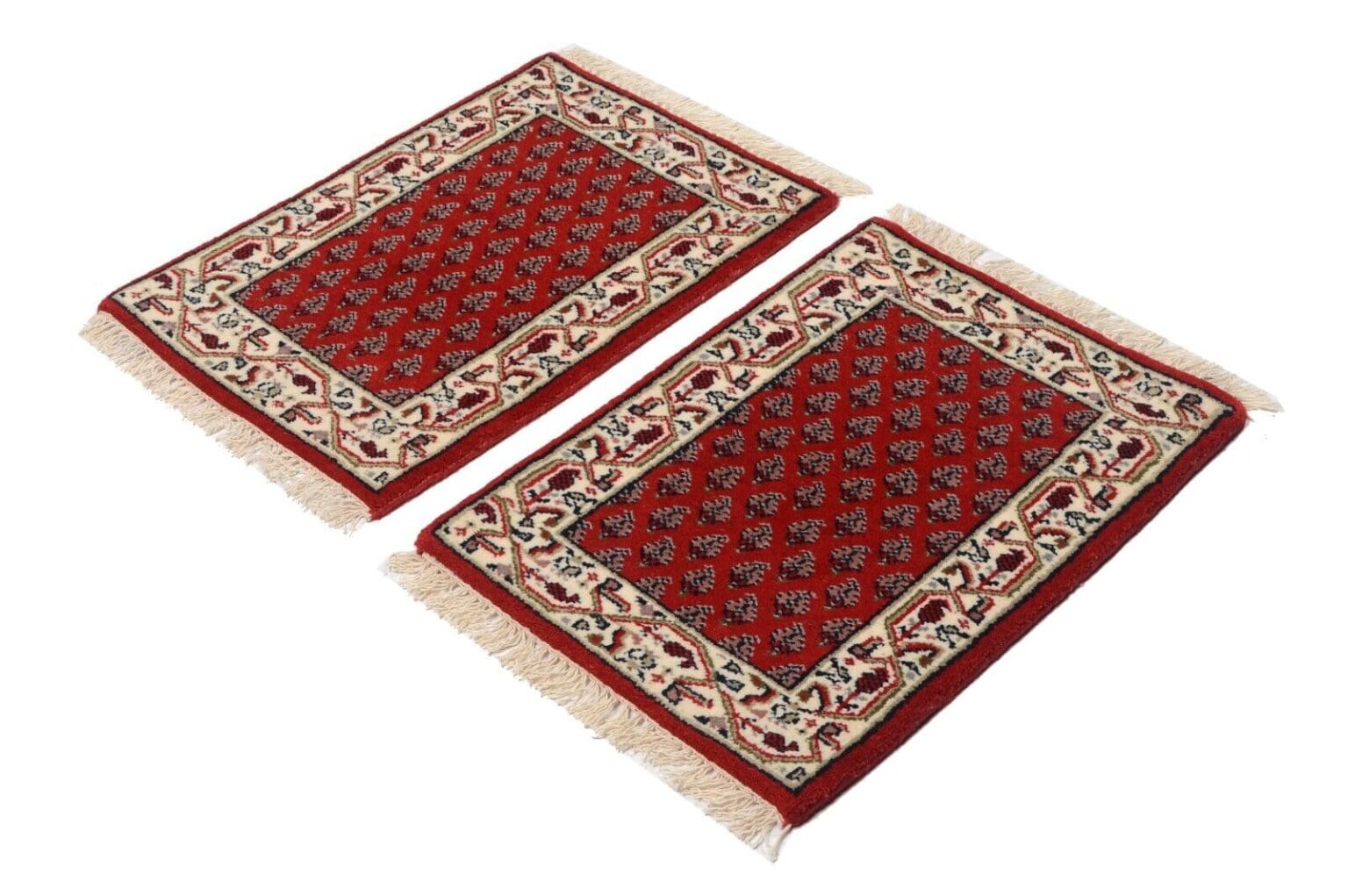 Orientteppich 60 x 40 cm Wolle handgeknüpft