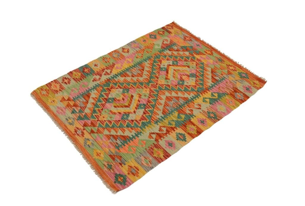 Orientteppich Afghanistan 117 x 84 cm Wolle handgewebt