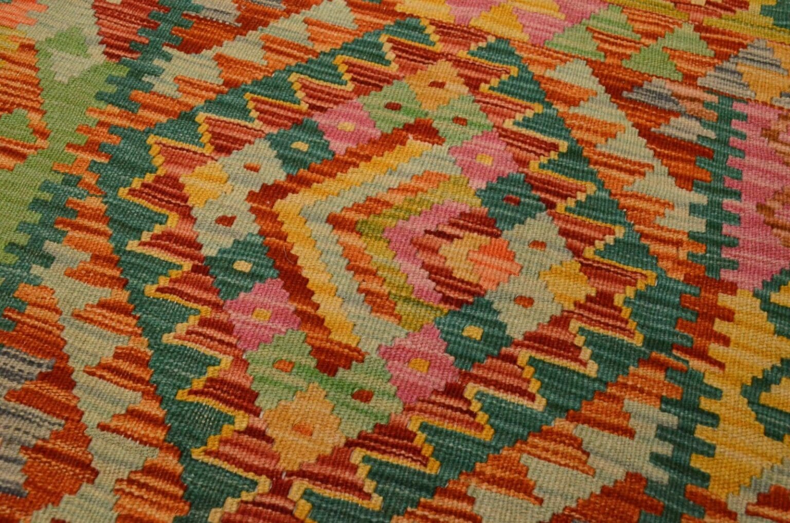 Orientteppich Afghanistan 117 x 84 cm Wolle handgewebt