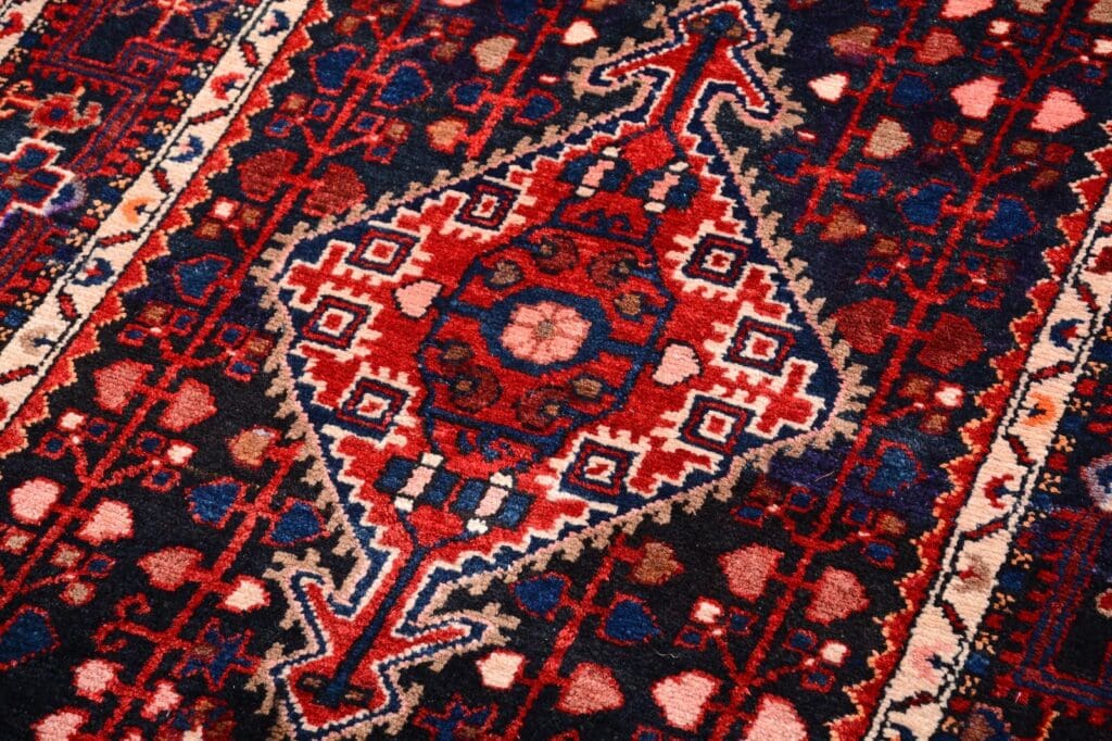 Perserteppich Hamadan 390 x 117 cm Wolle handgeknüpft