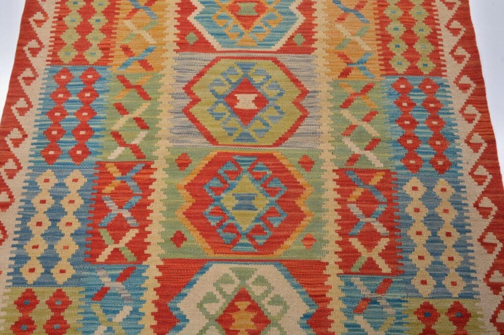 Orientteppich Afghanistan 144 x 102 cm Wolle handgewebt