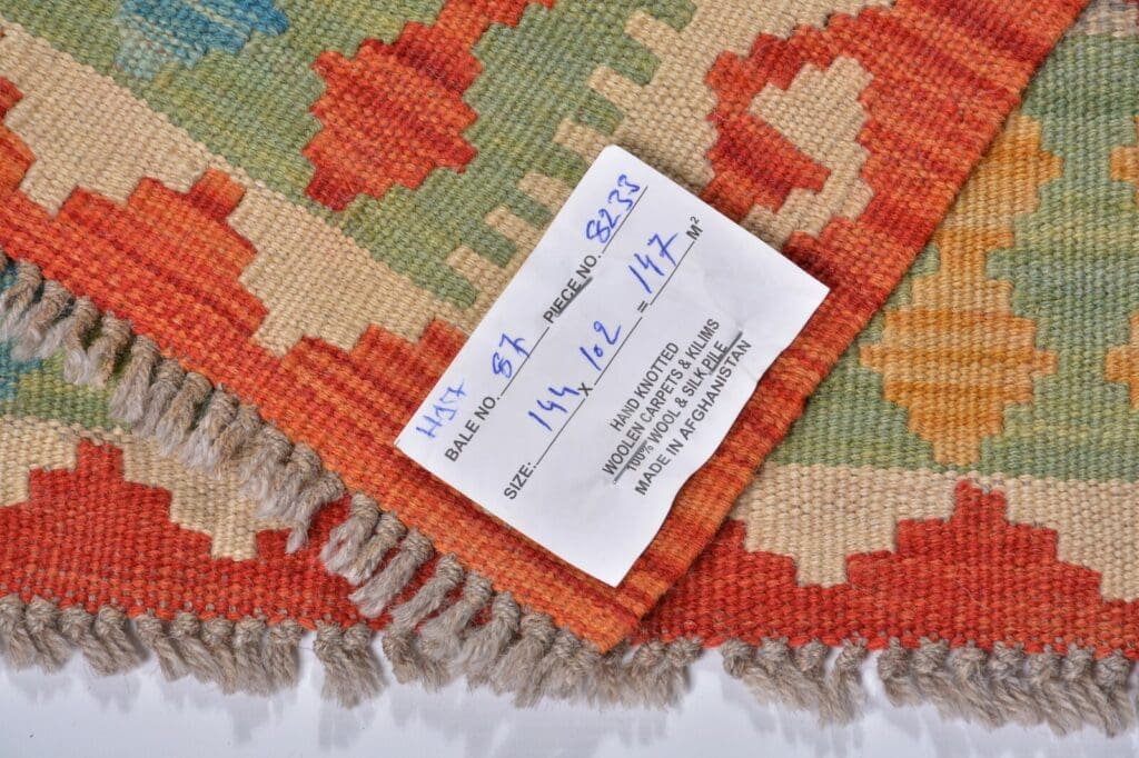Orientteppich Afghanistan 144 x 102 cm Wolle handgewebt