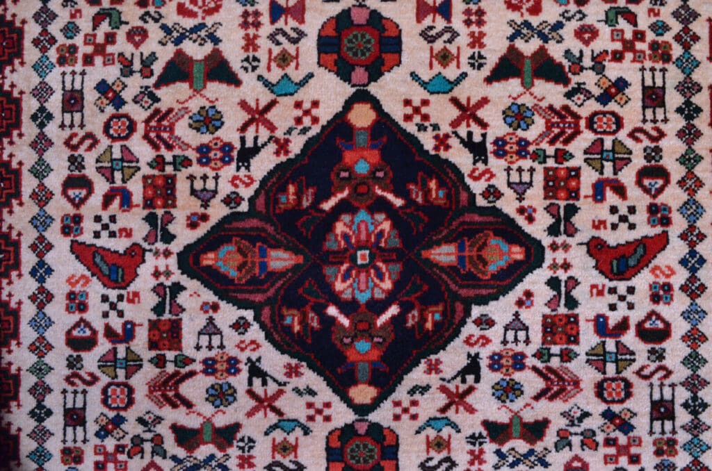 Perserteppich Abadeh 157x103 cm Schurwolle handgeknüpft