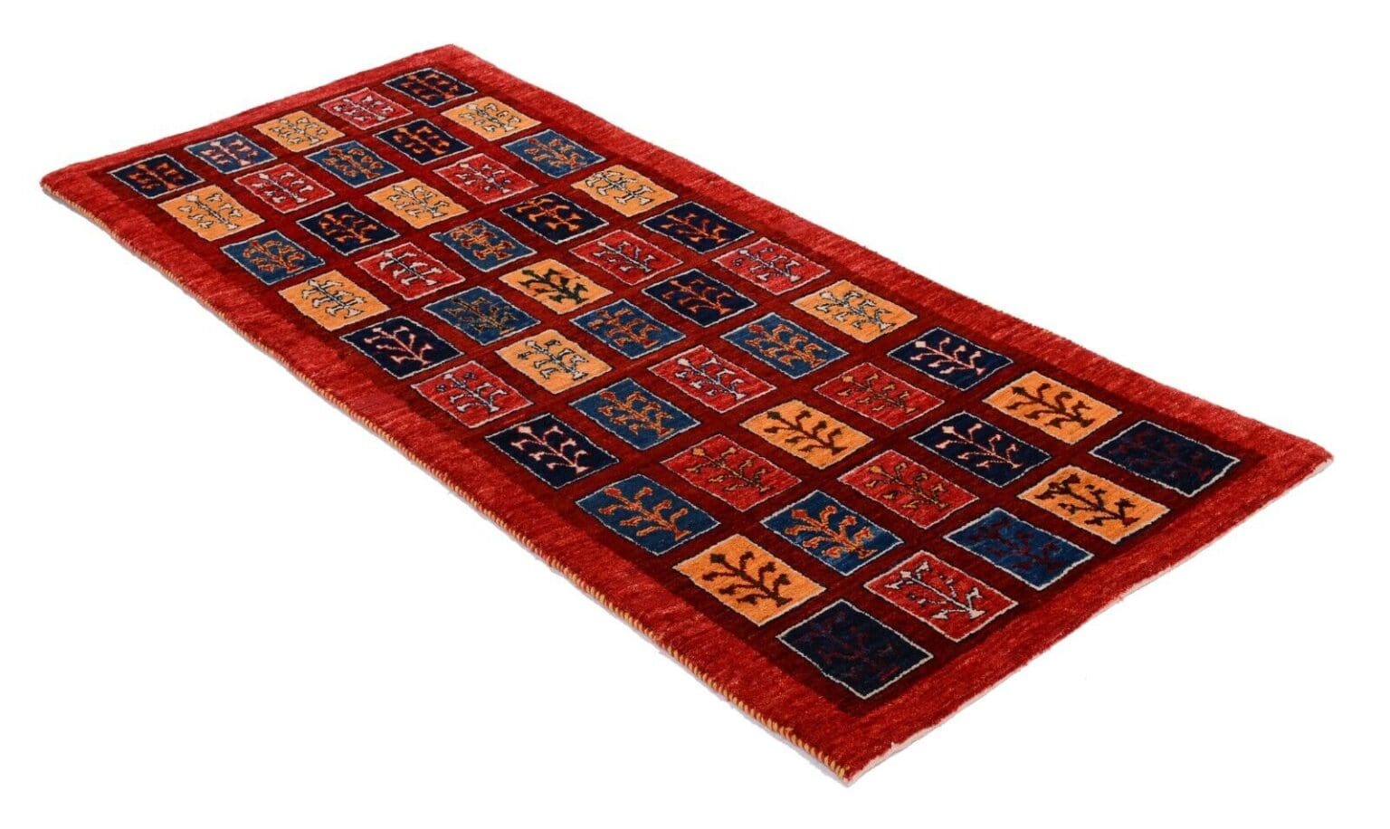 perserteppich-gabbeh-loribaft-192x80-cm-300000-knoten-handgeknupft-1 Perserteppich Gabbeh Loribaft 192x80 cm Wolle handgeknüpft