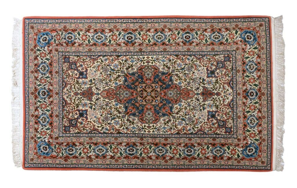 Perserteppich Isfahan 208x133 cm Wolle handgeknüpft