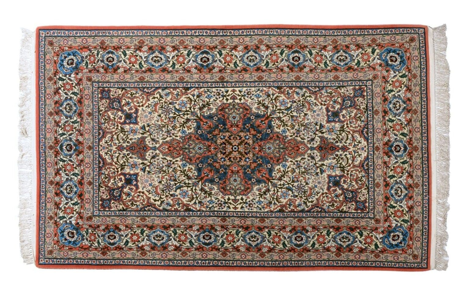Perserteppich Isfahan 208x133 cm Wolle handgeknüpft
