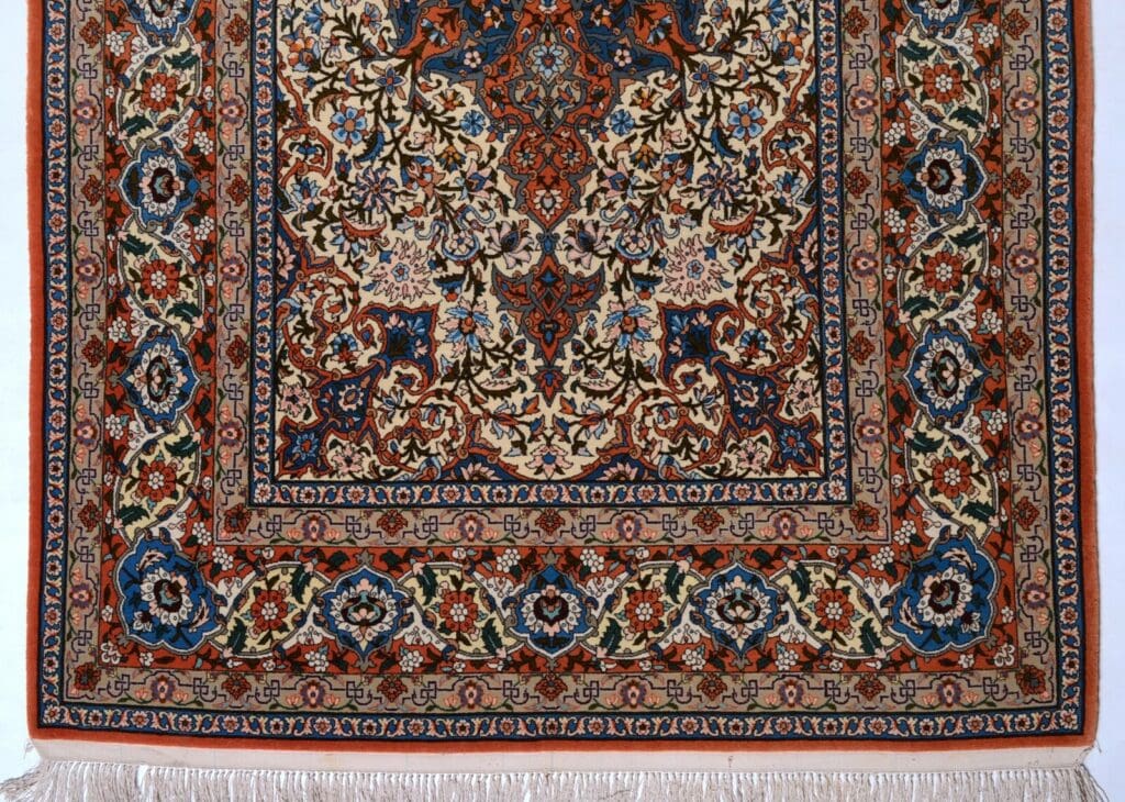 Perserteppich Isfahan 208x133 cm Wolle handgeknüpft