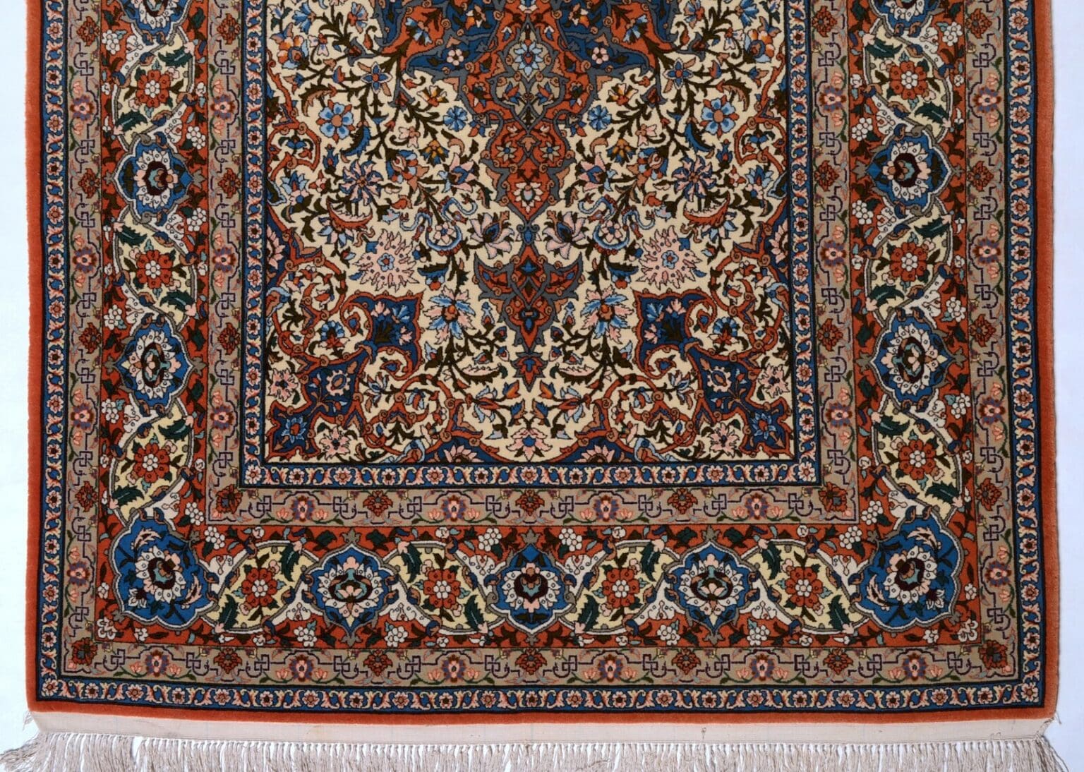 Perserteppich Isfahan 208x133 cm Wolle handgeknüpft