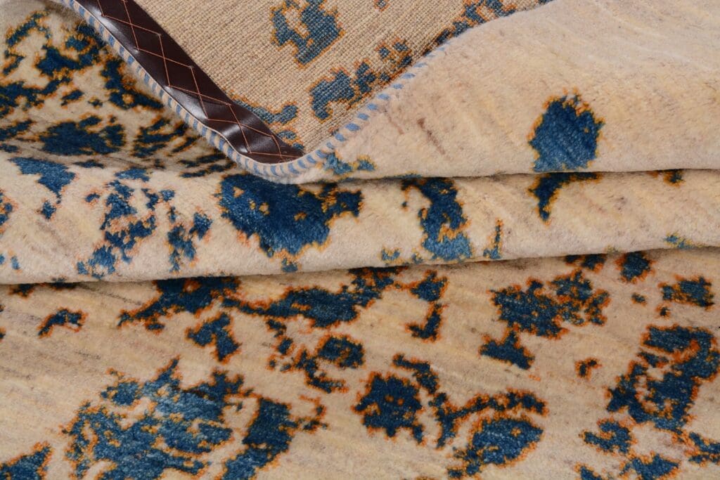 perserteppich-222-x-170-cm-300000-knoten-handgeknupft-beige-8 Perserteppich 222 x 170 cm Schurwolle handgeknüpft