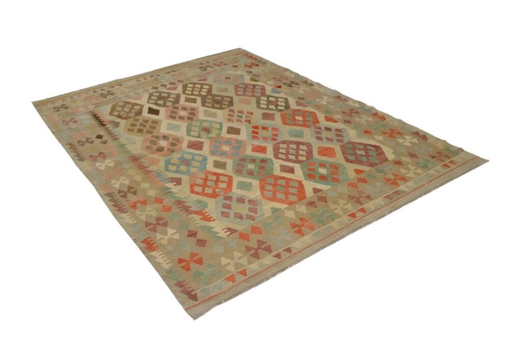 Orientteppich Afghanistan 233 x 175 cm Wolle handgewebt