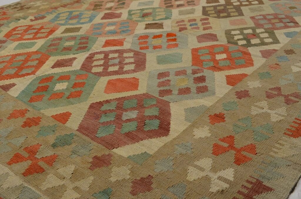 Orientteppich Afghanistan 233 x 175 cm Wolle handgewebt