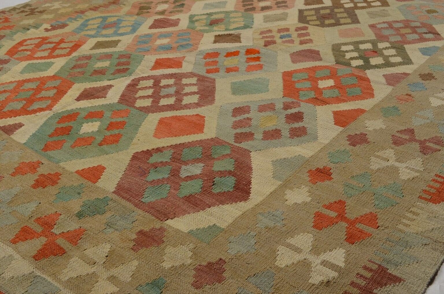 Orientteppich Afghanistan 233 x 175 cm Wolle handgewebt