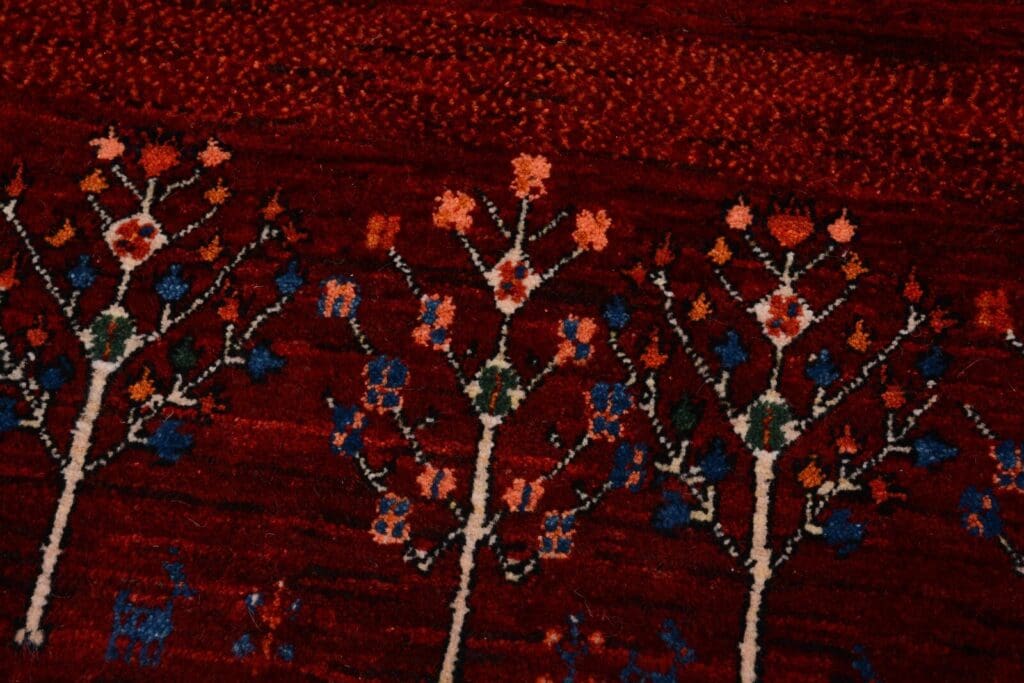 Perserteppich Gabbeh 230 x 166 cm Wolle handgeknüpft