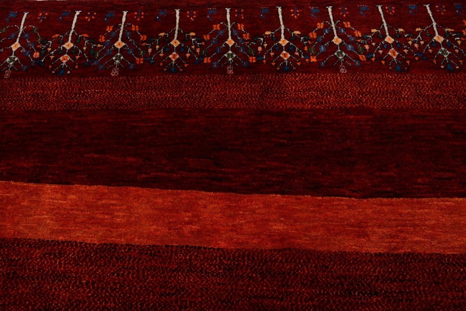 Perserteppich Gabbeh 230 x 166 cm Wolle handgeknüpft