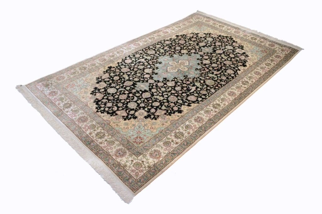 Orientteppich China 244 x 152 cm Seide handgeknüpft