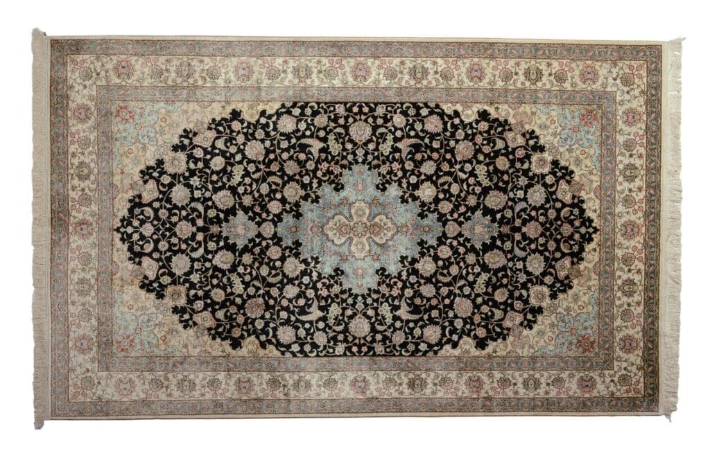 Orientteppich China 244 x 152 cm Seide handgeknüpft