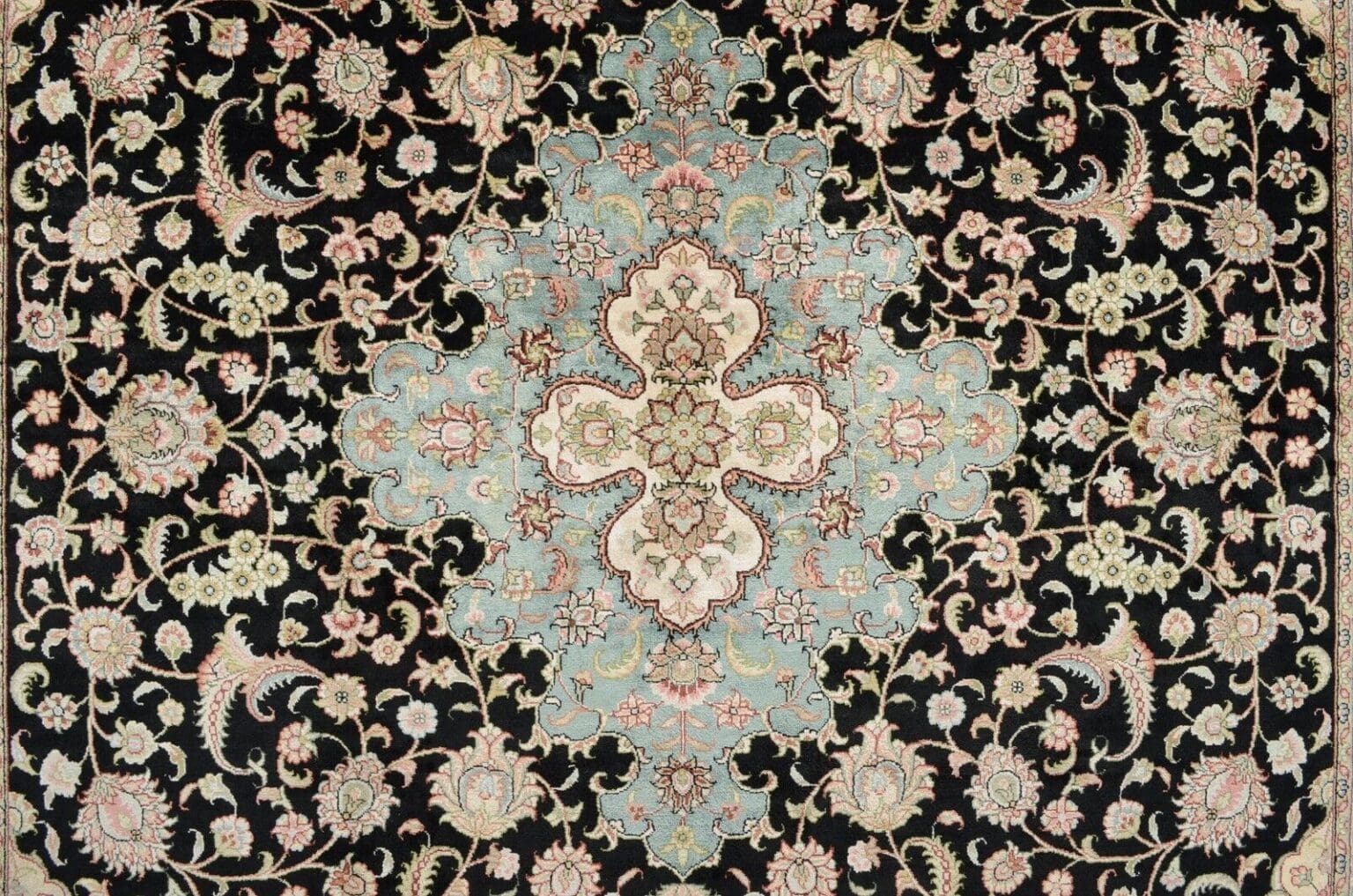 Orientteppich China 244 x 152 cm Seide handgeknüpft