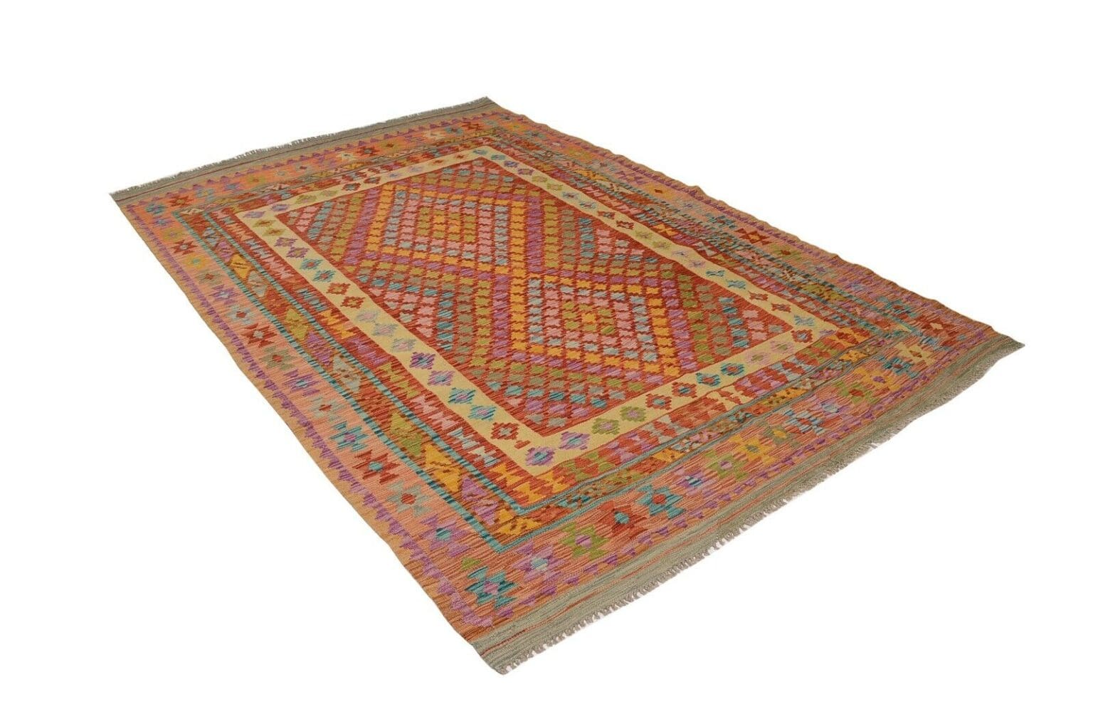 Orientteppich Afghanistan 264 x 174 cm Wolle handgewebt