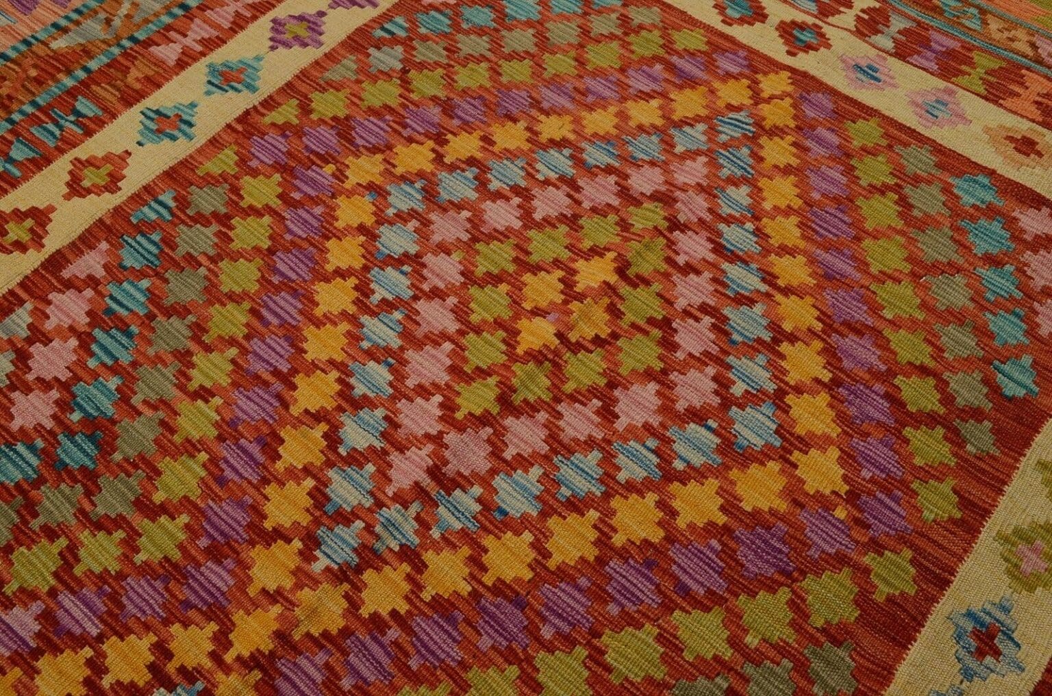Orientteppich Afghanistan 264 x 174 cm Wolle handgewebt