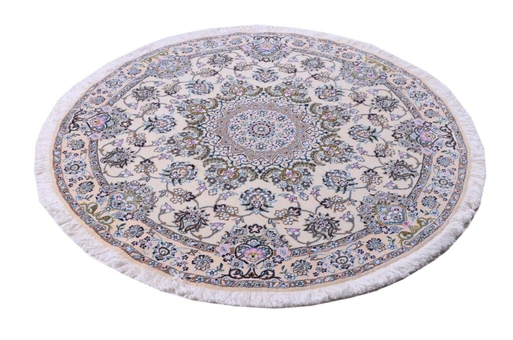 Perserteppich Nain 146 x 146 cm Wolle handgeknüpft