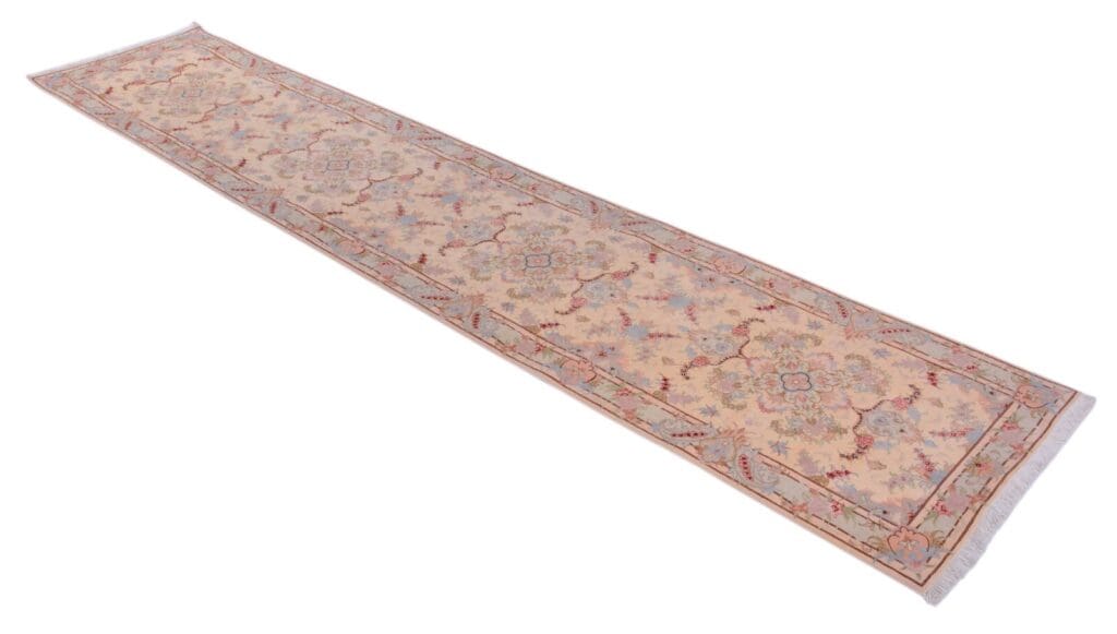 Perserteppich Tabriz 433x87 cm Wolle handgeknüpft