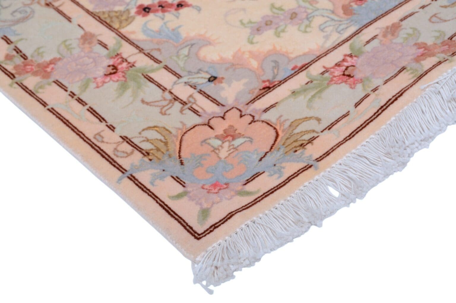 Perserteppich Tabriz 433x87 cm Wolle handgeknüpft