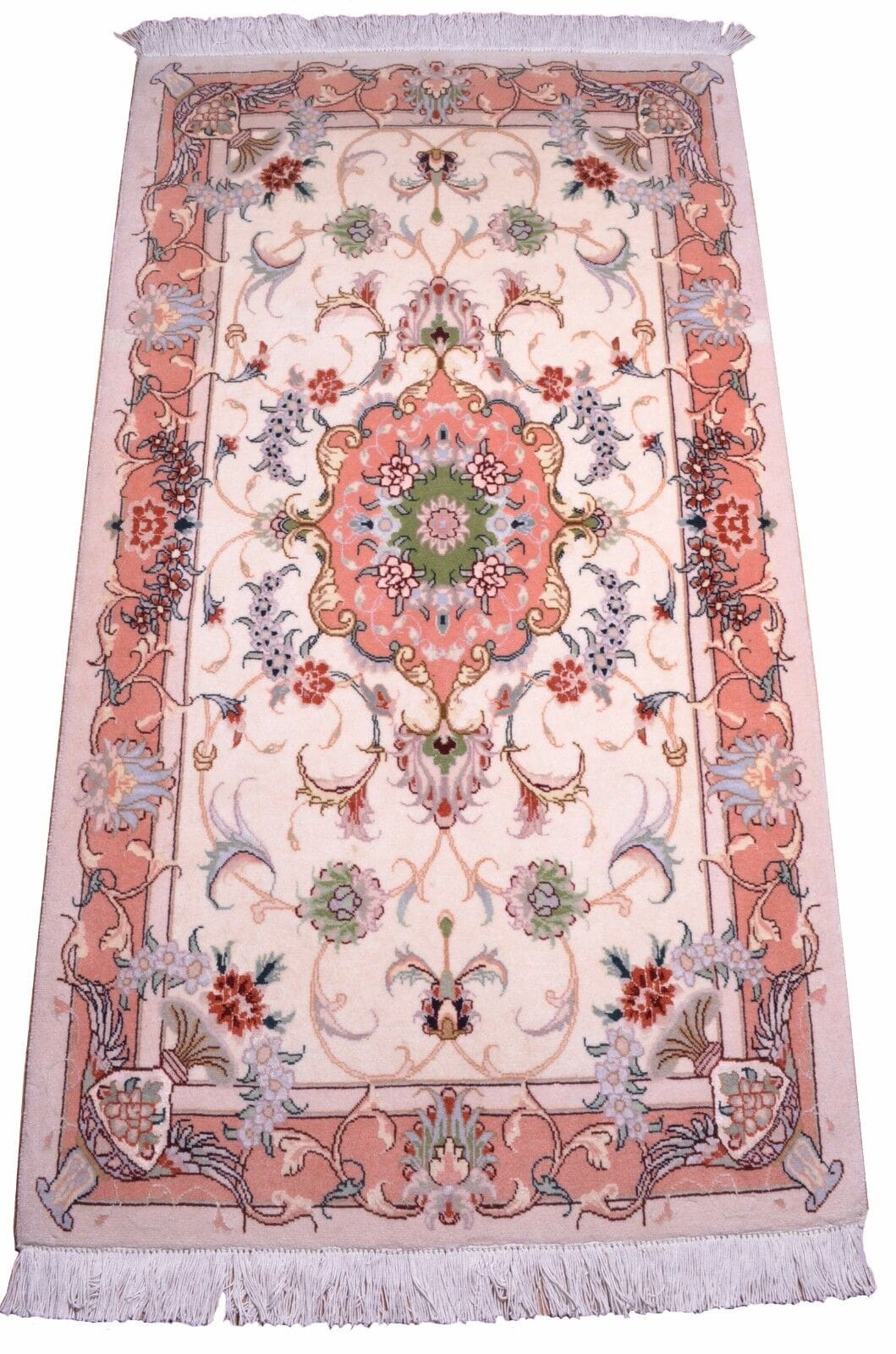 Perserteppich Tabriz 131 x 72 cm Wolle handgeknüpft