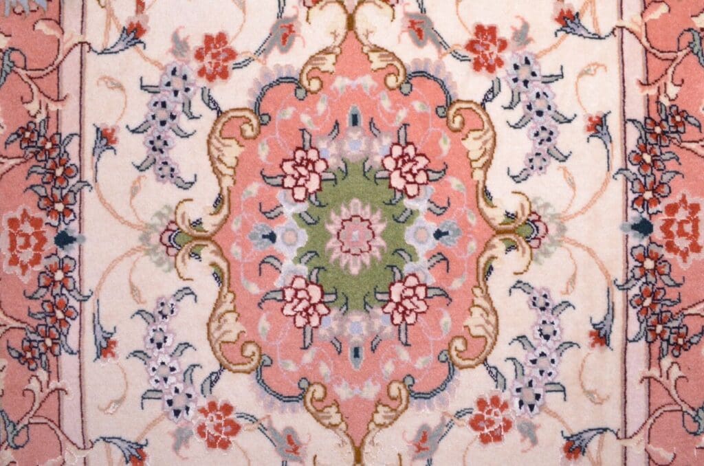 Perserteppich Tabriz 131 x 72 cm Wolle handgeknüpft
