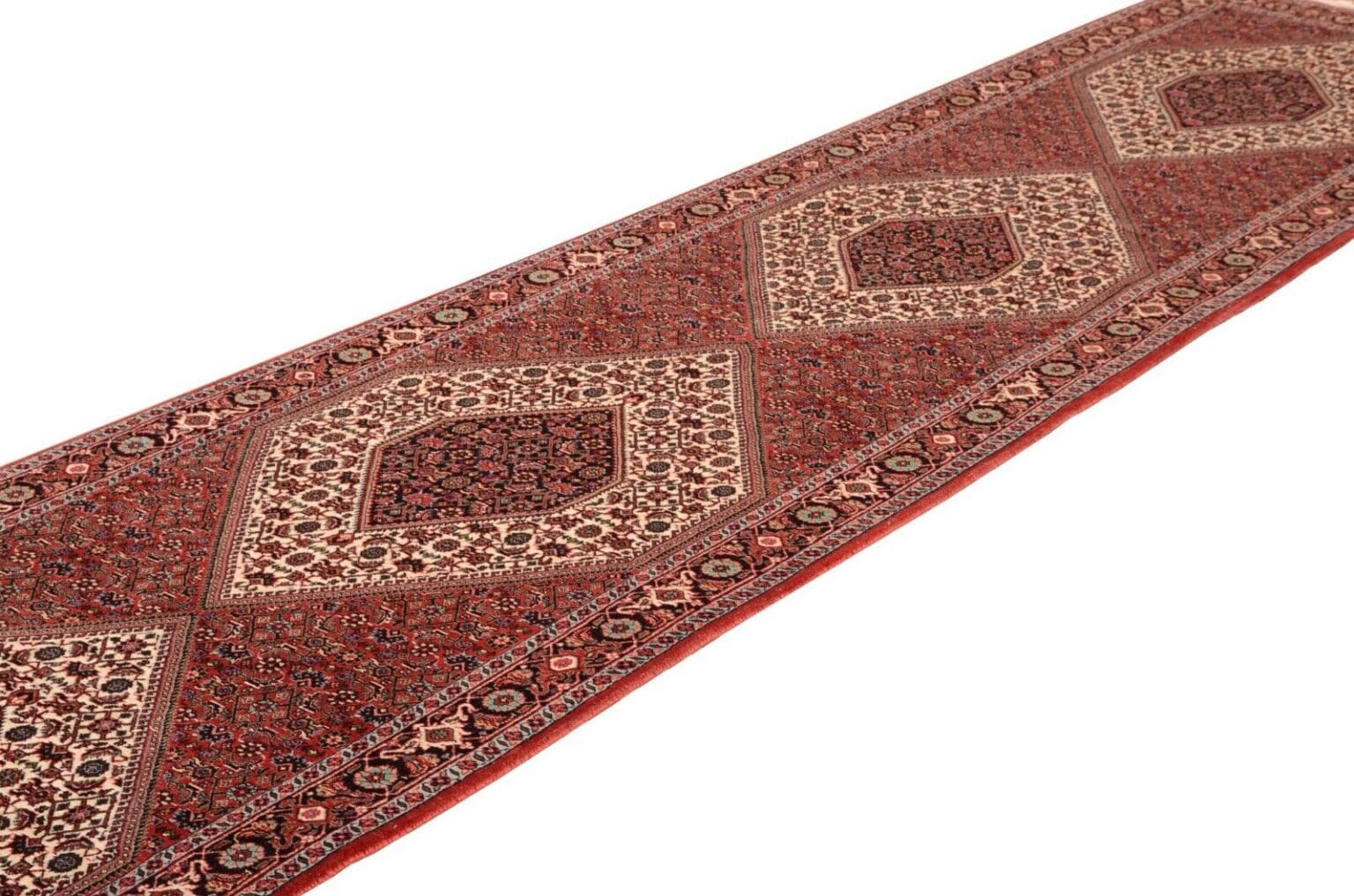 Perserteppich Bidjar 420 x 88 cm Wolle handgeknüpft