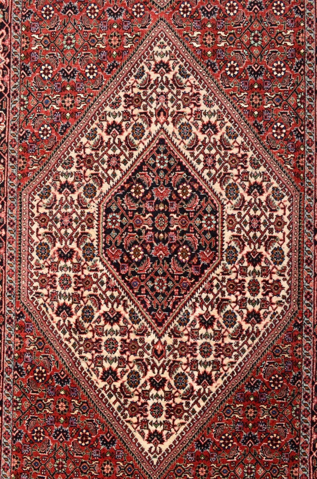 Perserteppich Bidjar 420 x 88 cm Wolle handgeknüpft