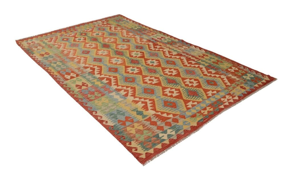 Orientteppich Afghanistan 266 x 175 cm Wolle handgewebt