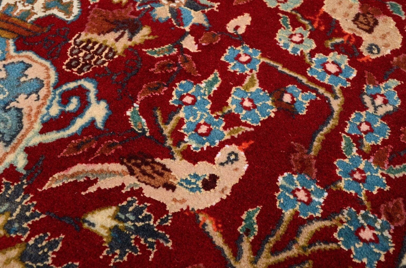 Perserteppich Isfahan 131 x 87 cm Wolle handgeknüpft