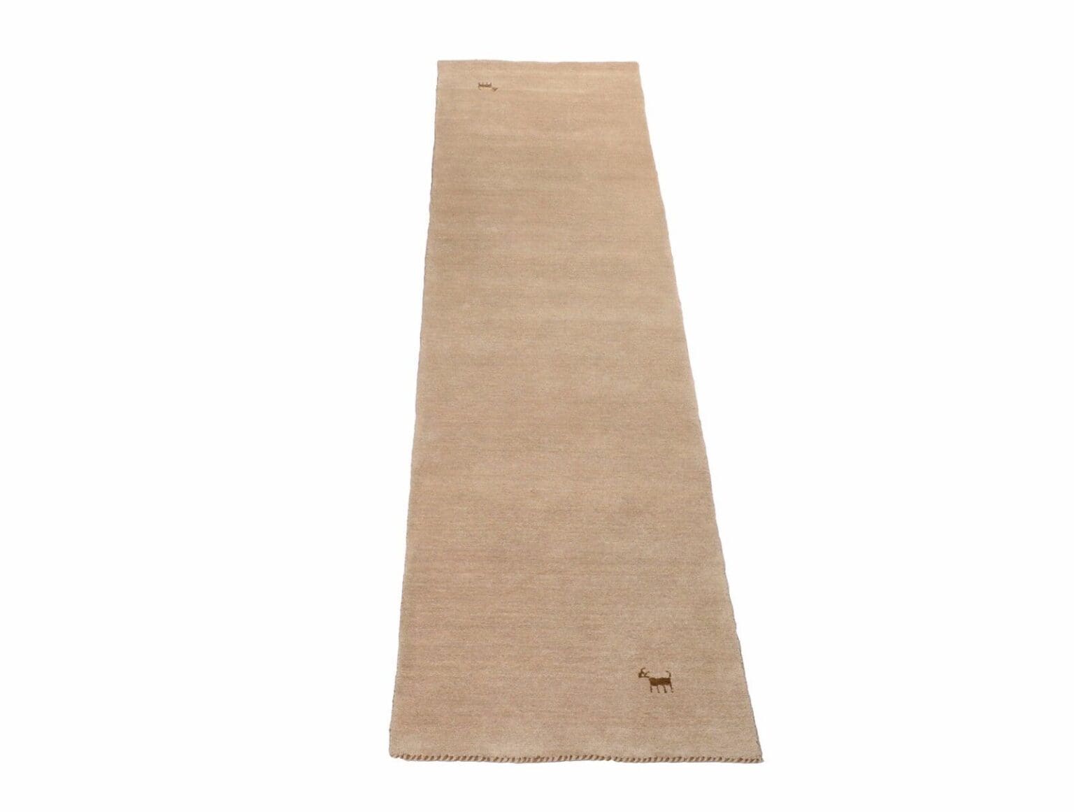 Orientteppich Gabbeh 80 x 300 cm Wolle handgewebt