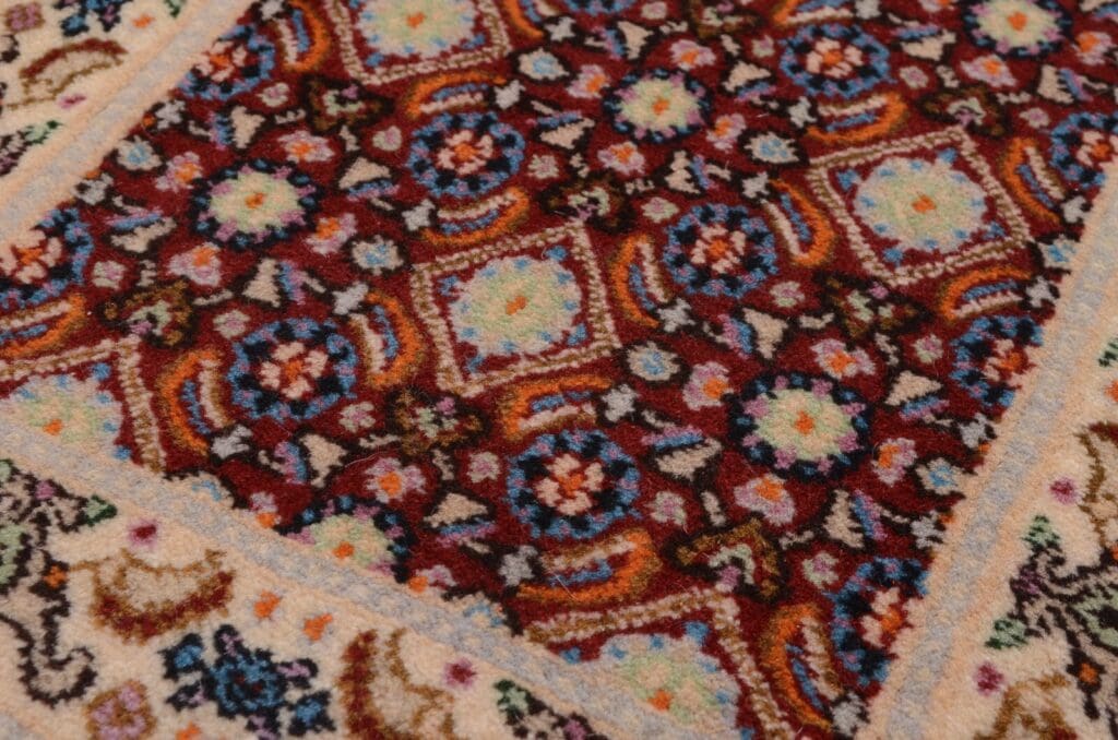 Perserteppich Moud 60 x 40 cm Wolle handgeknüpft